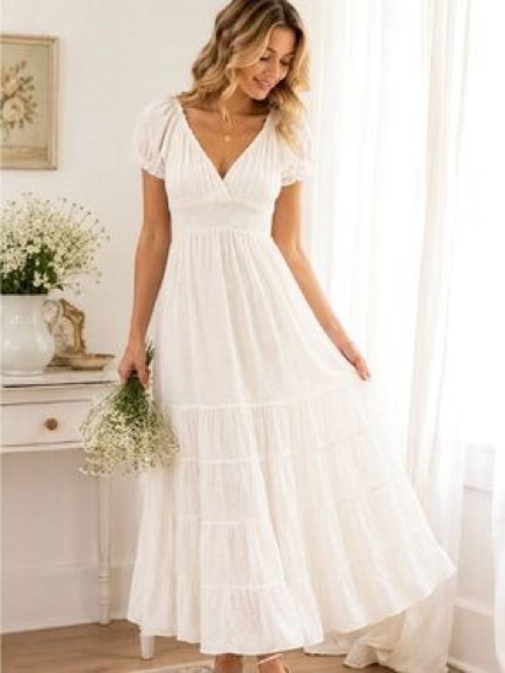 Betsey Johnson swiss dot ruffle dress